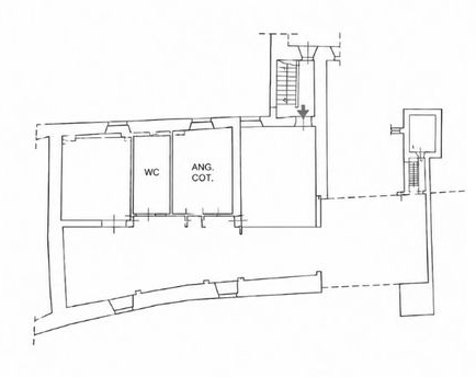 Top level floor plan